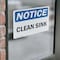 Signmission Clean Sink, 14 in W x Rectangle, Vinyl Decal OS-2PACK-NS-D-1014-L-10627 - alternate 5